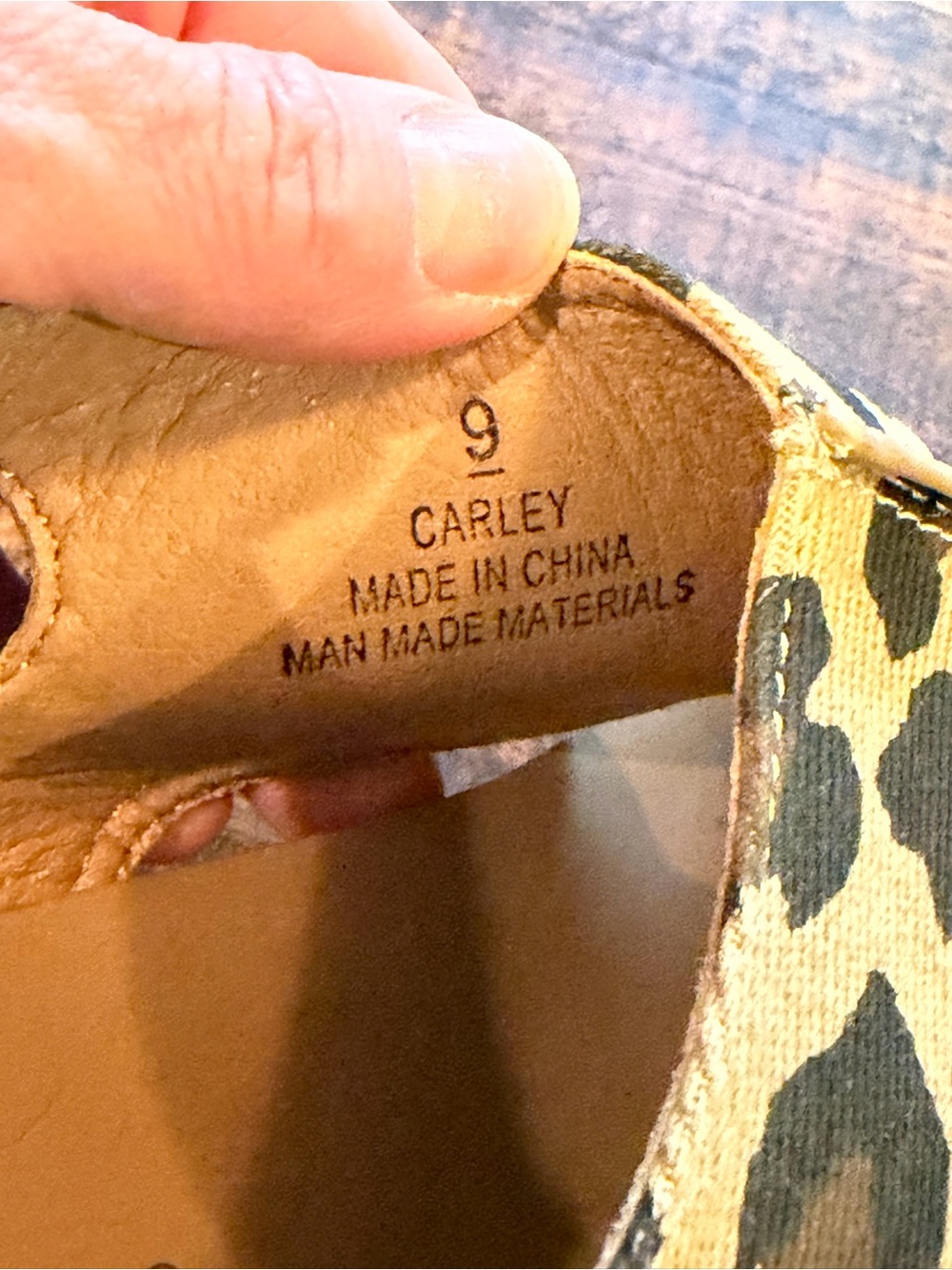 Corkys Leopard-Print Slingback Wedges in Beige and Black - Picture 7 of 9